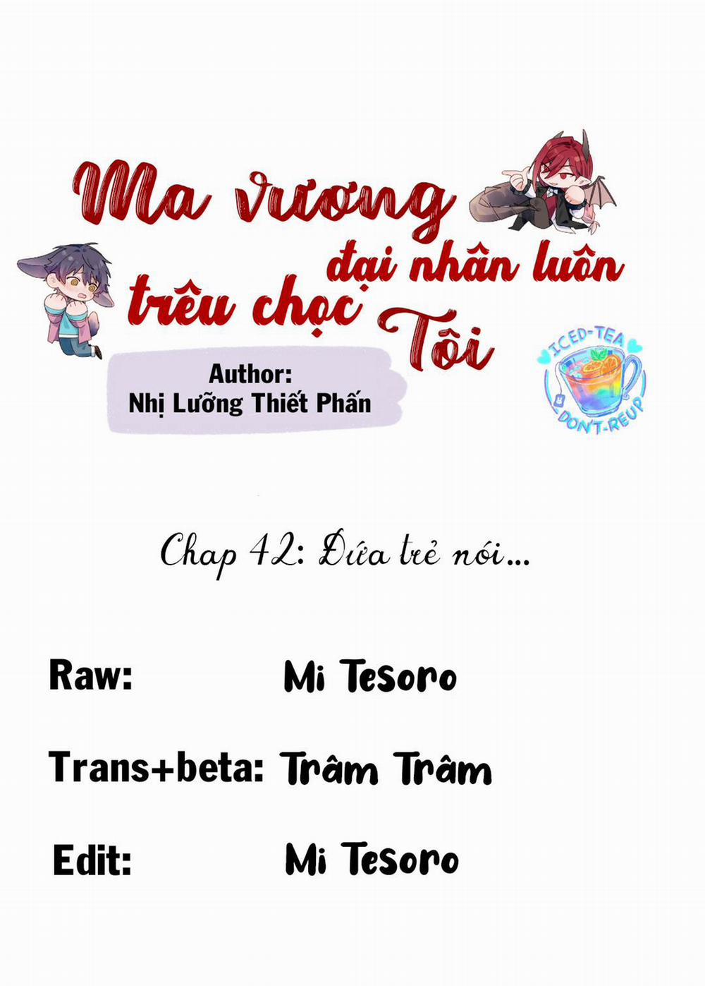 Ma Vương Đại Nhân Luôn Trêu Chọc Tôi Chương 42 Trang 1