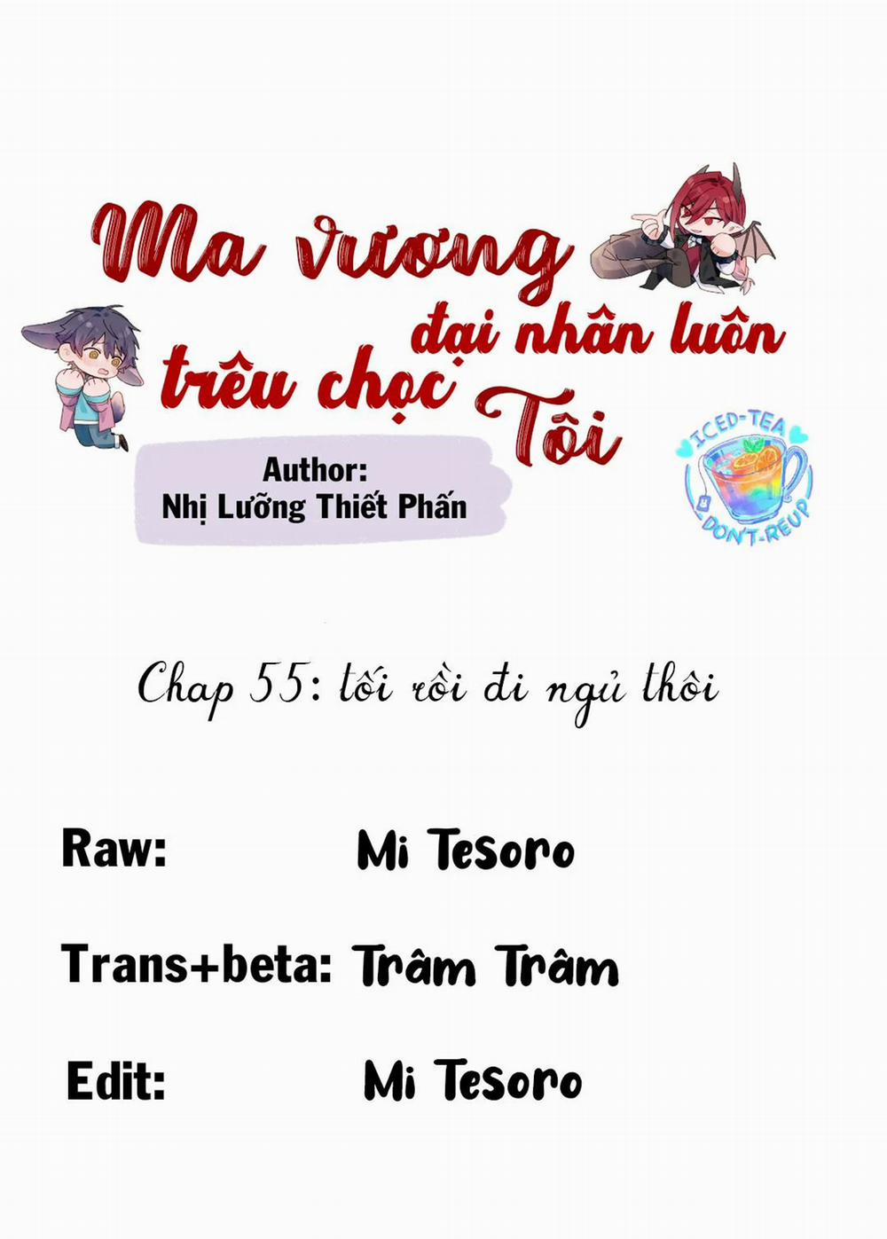 Ma Vương Đại Nhân Luôn Trêu Chọc Tôi Chương 55 2 Trang 1