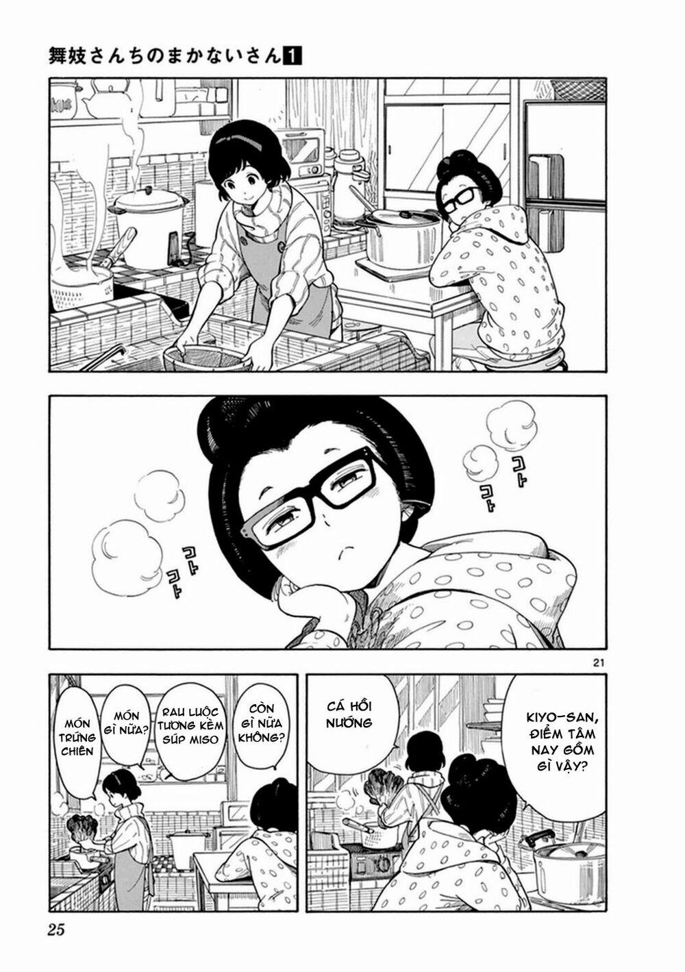 Maiko-San Chi No Makanai-San 1 trang 22