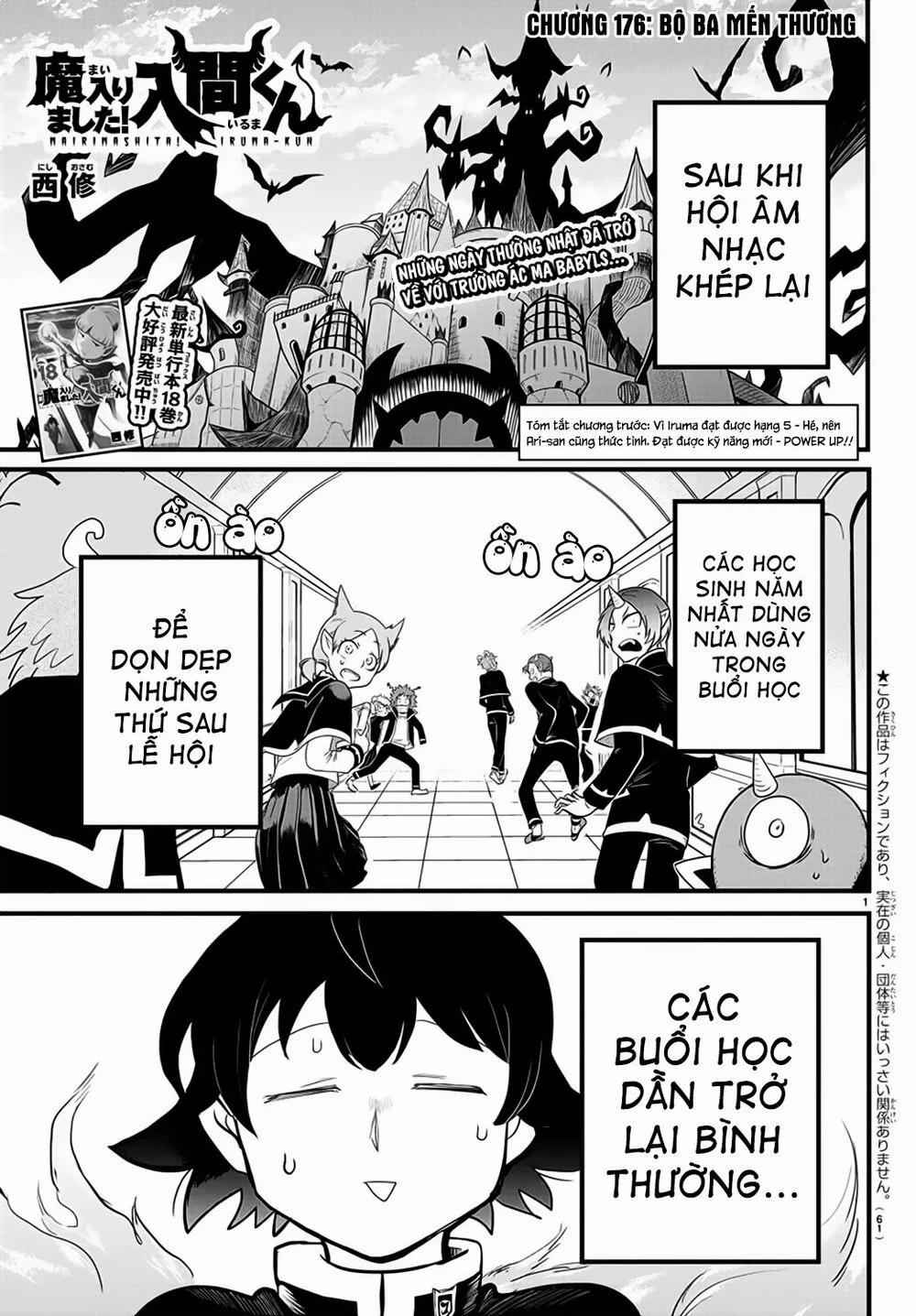 Mairimashita! Iruma-Kun 176 trang 2