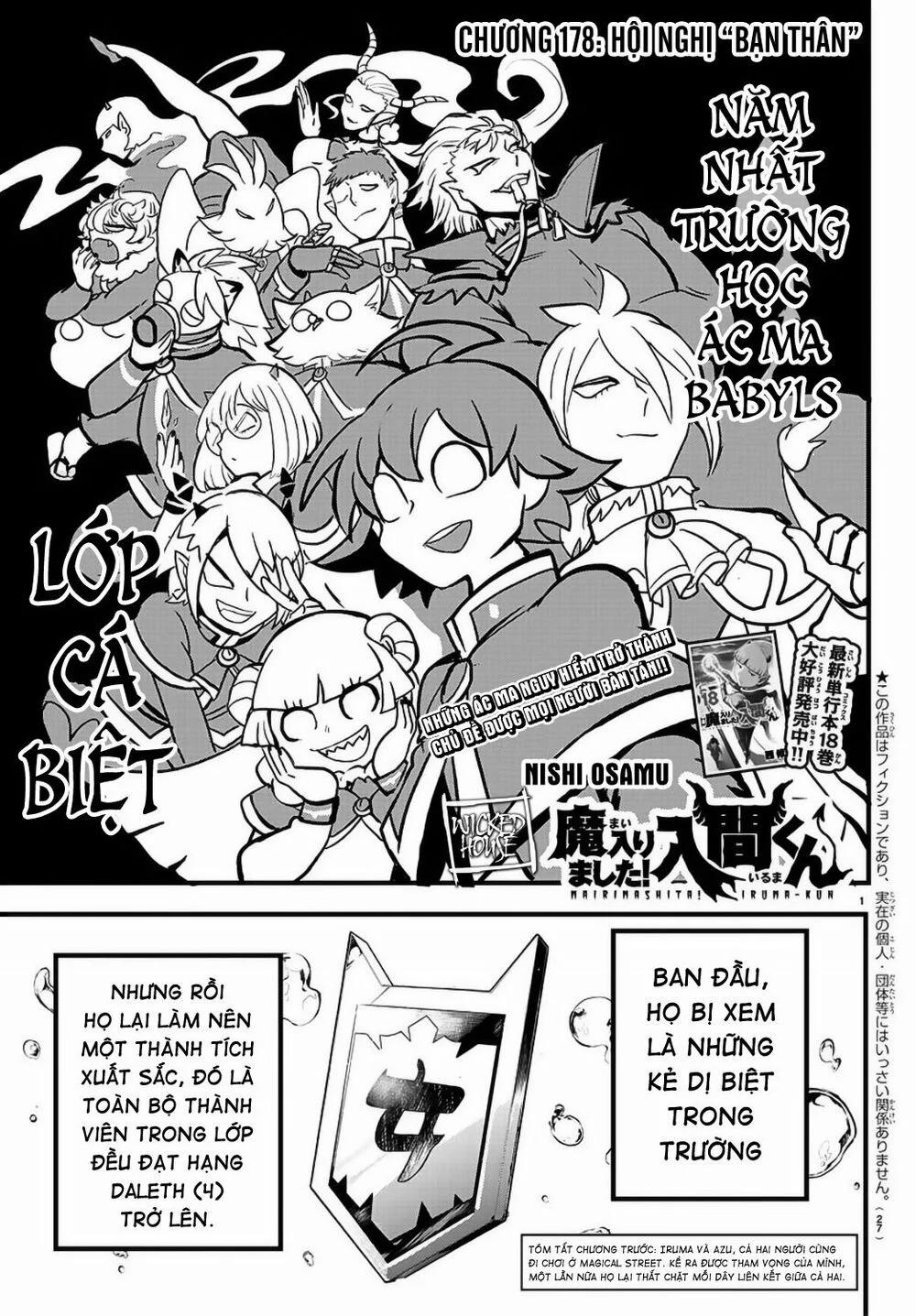 Mairimashita! Iruma-Kun 178 trang 2