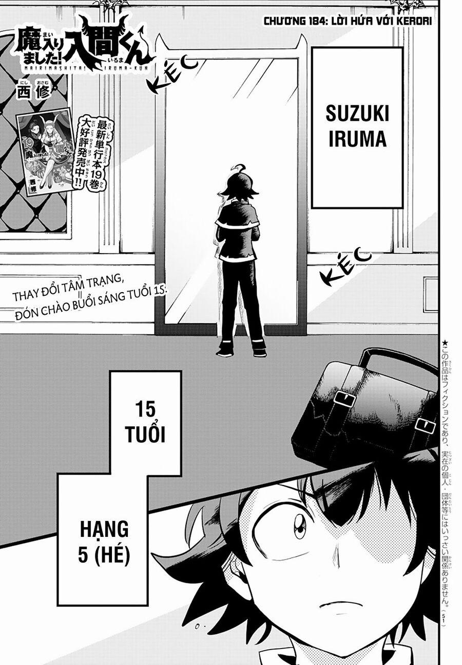 Mairimashita! Iruma-Kun 184 trang 4