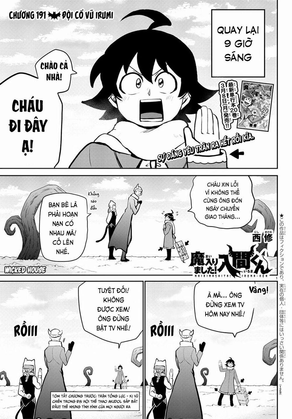 Mairimashita! Iruma-Kun 191 trang 3