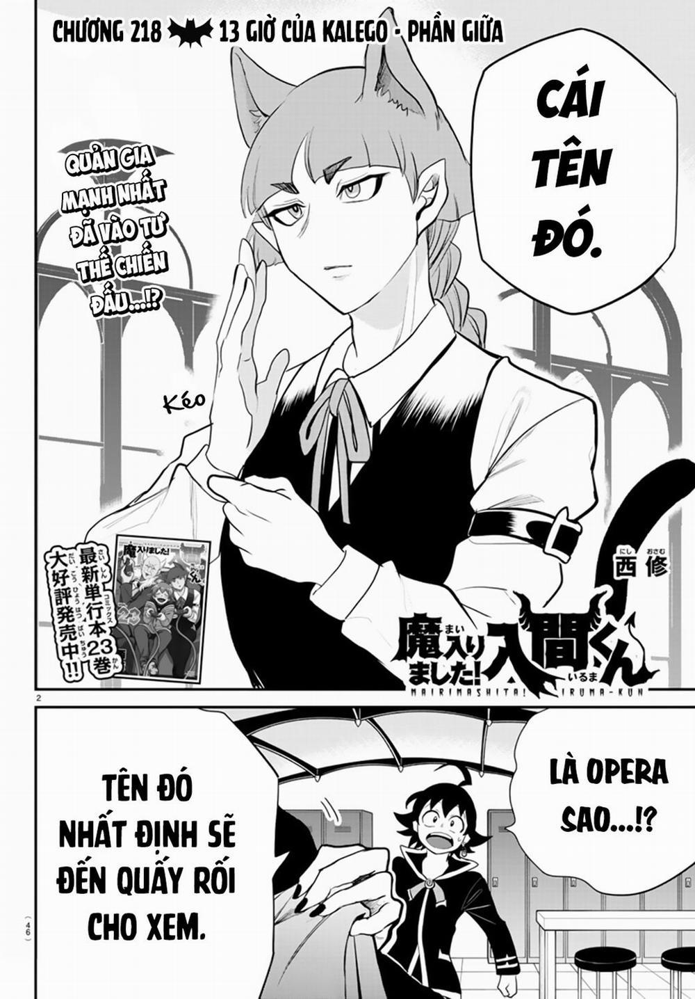 Mairimashita! Iruma-Kun 218 trang 2