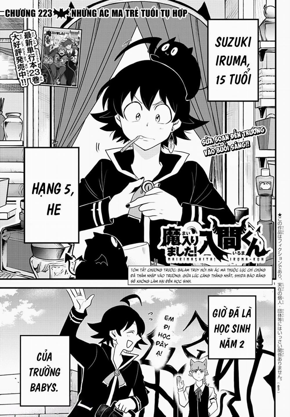 Mairimashita! Iruma-Kun 223 trang 2