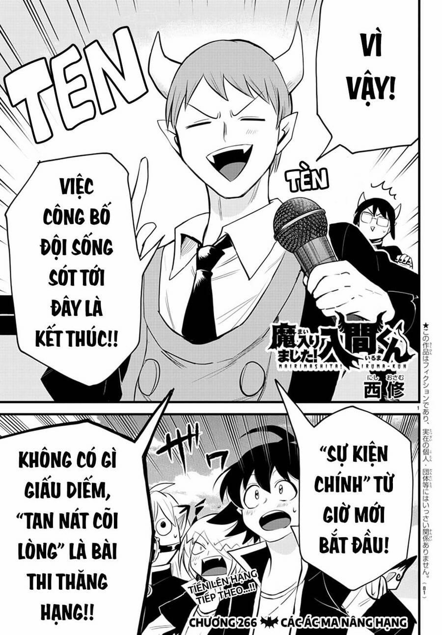 Mairimashita! Iruma-Kun 266 trang 1