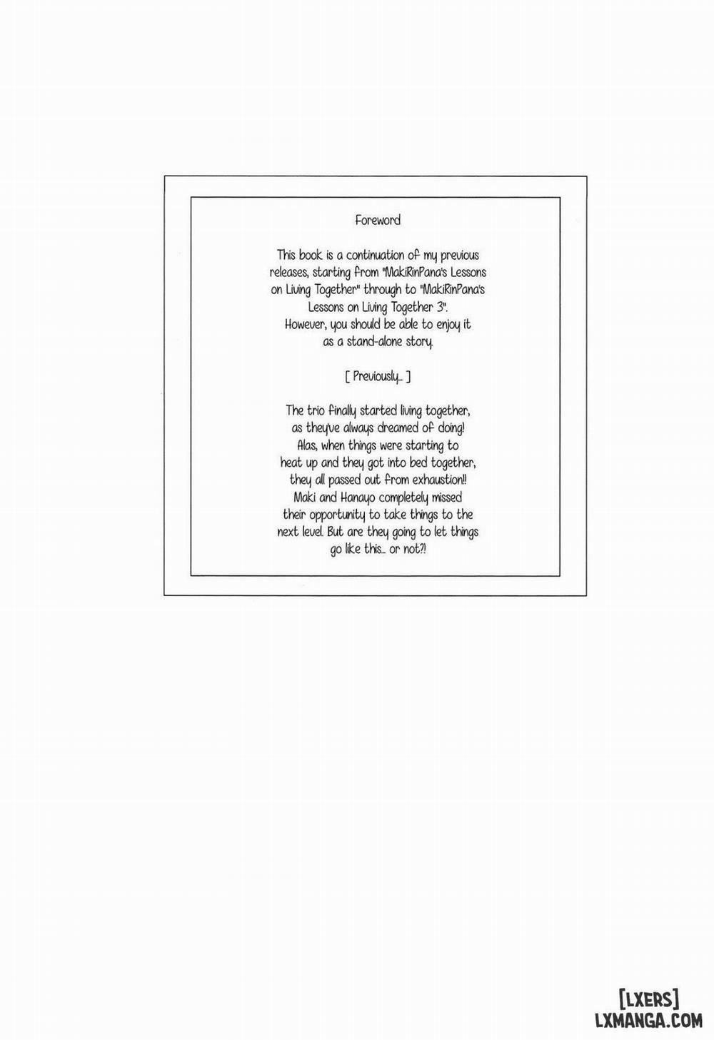 MakiRinPana na Dousei Lesson 3.5 Oneshot trang 1