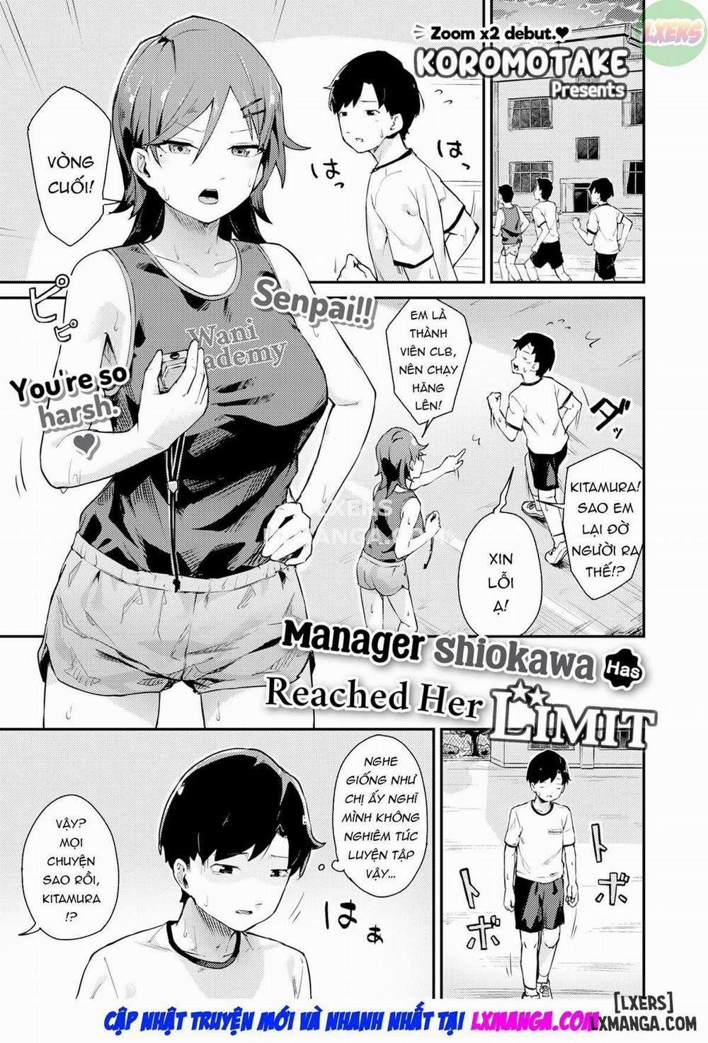 Manager Shiokawa Has Reached Her Limit Chương Oneshot Trang 4