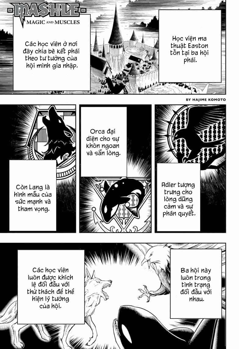 Mashle: Phép Thuật Và Cơ Bắp 16 trang 1