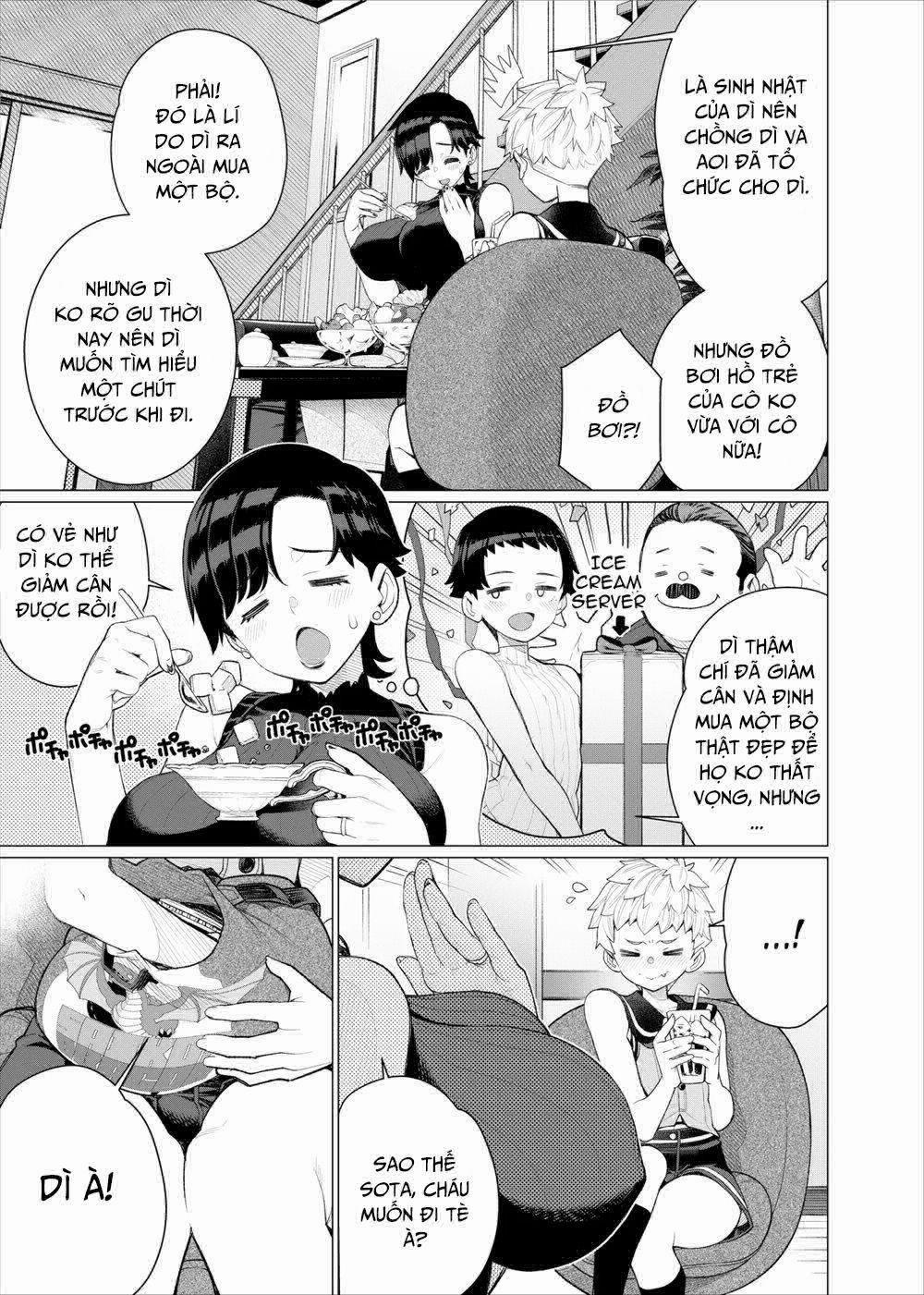 Mẹ bạn mặc áo tắm siêu sexy Oneshot trang 4