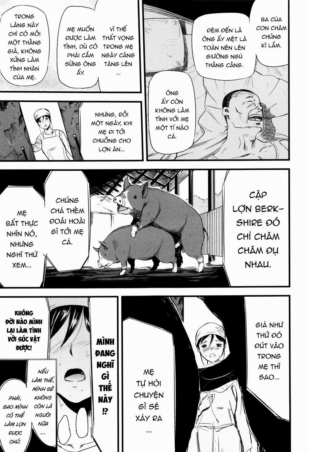 Mẹ con nhà lợn Oneshot trang 12