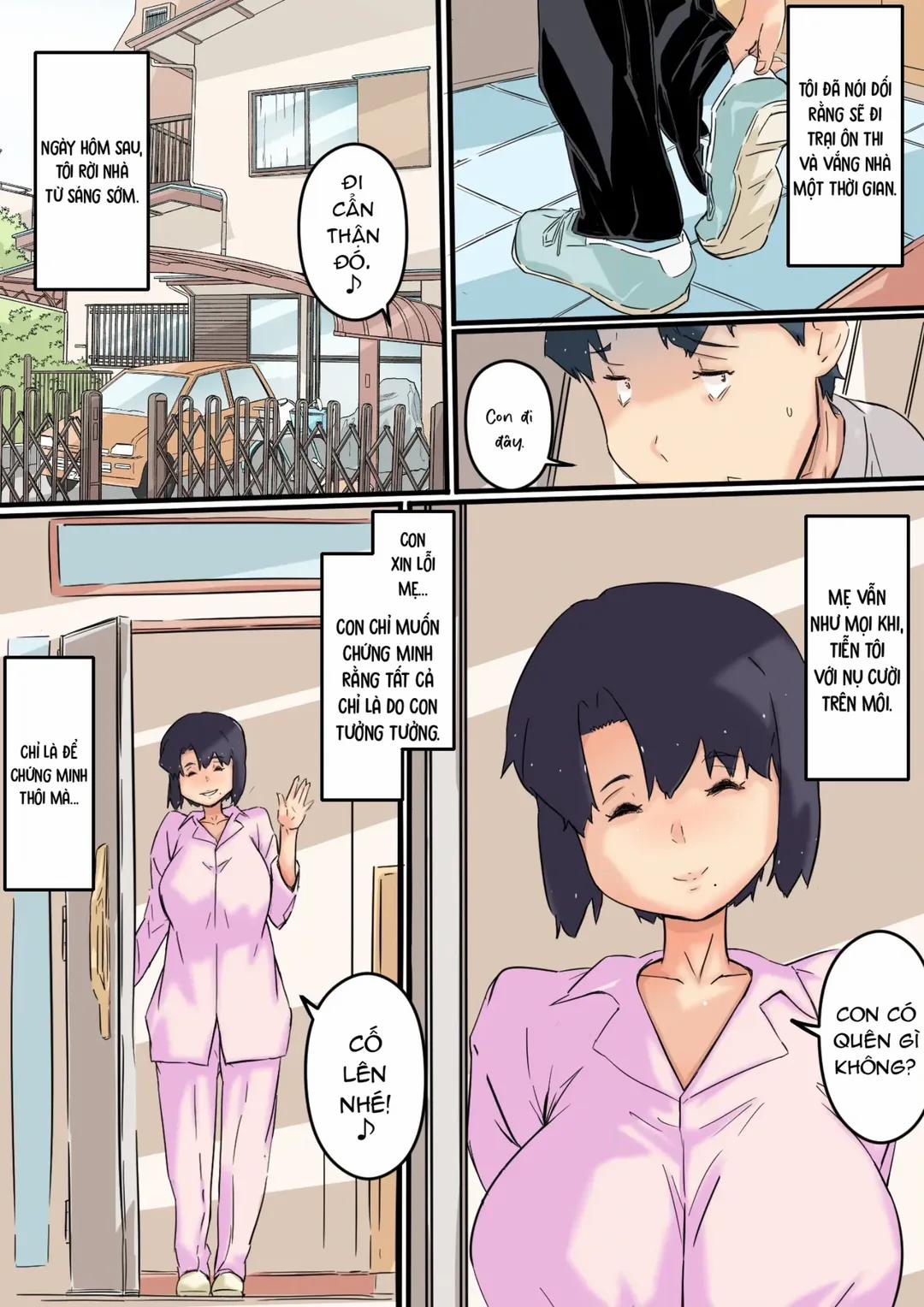 Mẹ làm chuyện đó với em trai tôi Oneshot trang 18