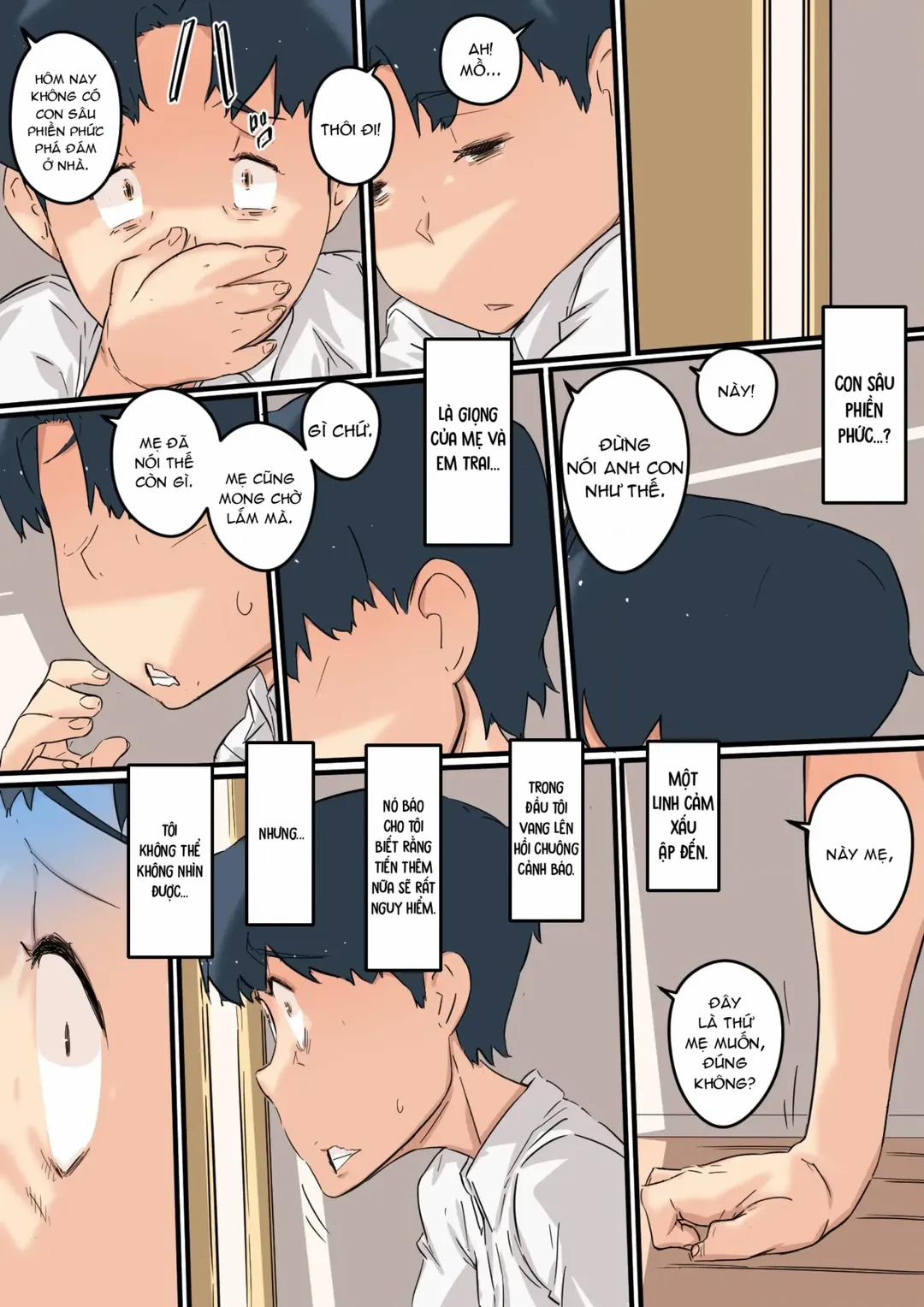 Mẹ làm chuyện đó với em trai tôi Oneshot trang 21