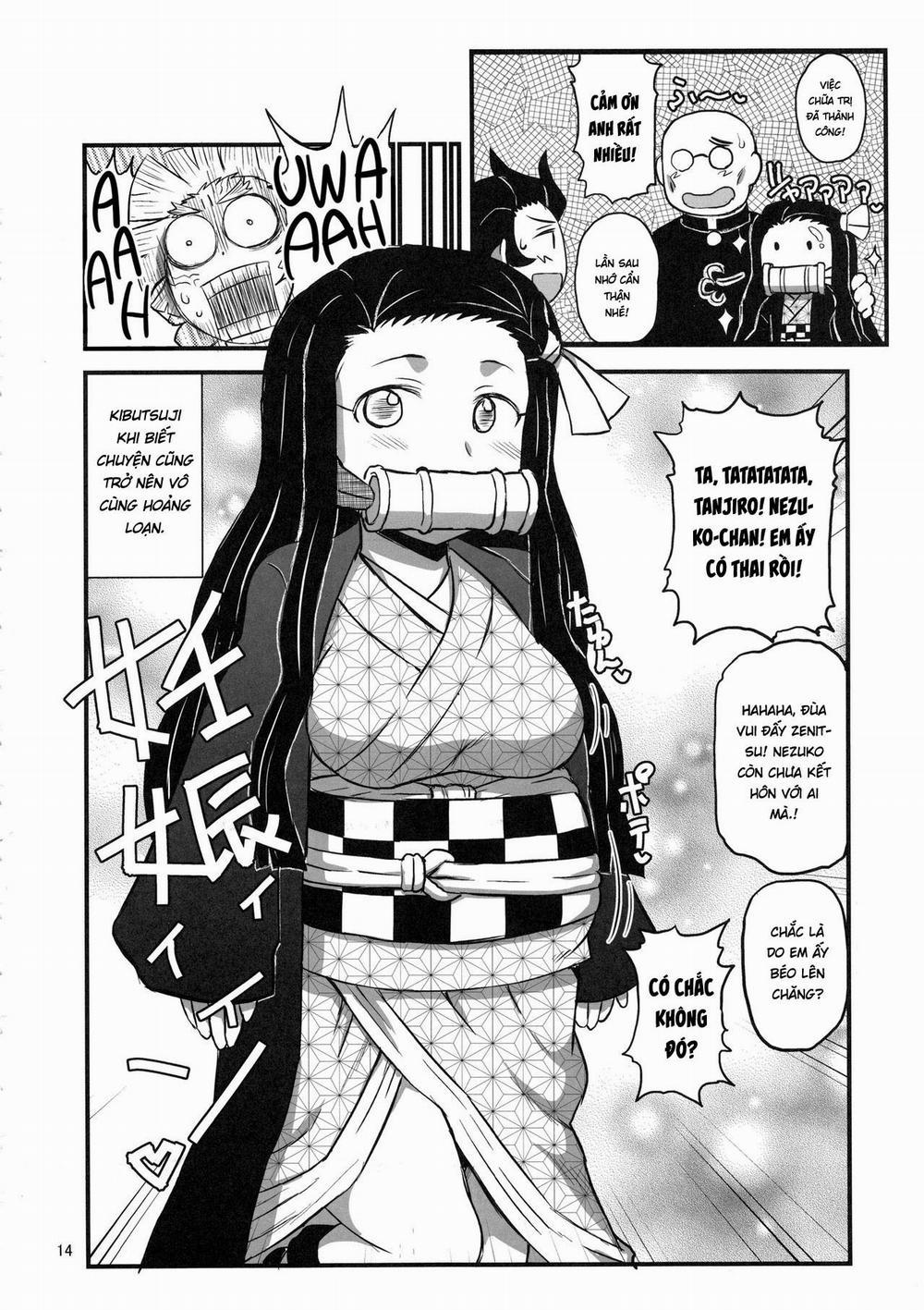 Mechashiko no Chinpo ~Nikuyoku o Osaekirenaku Natta Nezuko-chan ga Dosukebe Ossan Tanebashira to Kettou Shite Eiyou Hokyuu Suru Hon Oneshot nứng trang 12