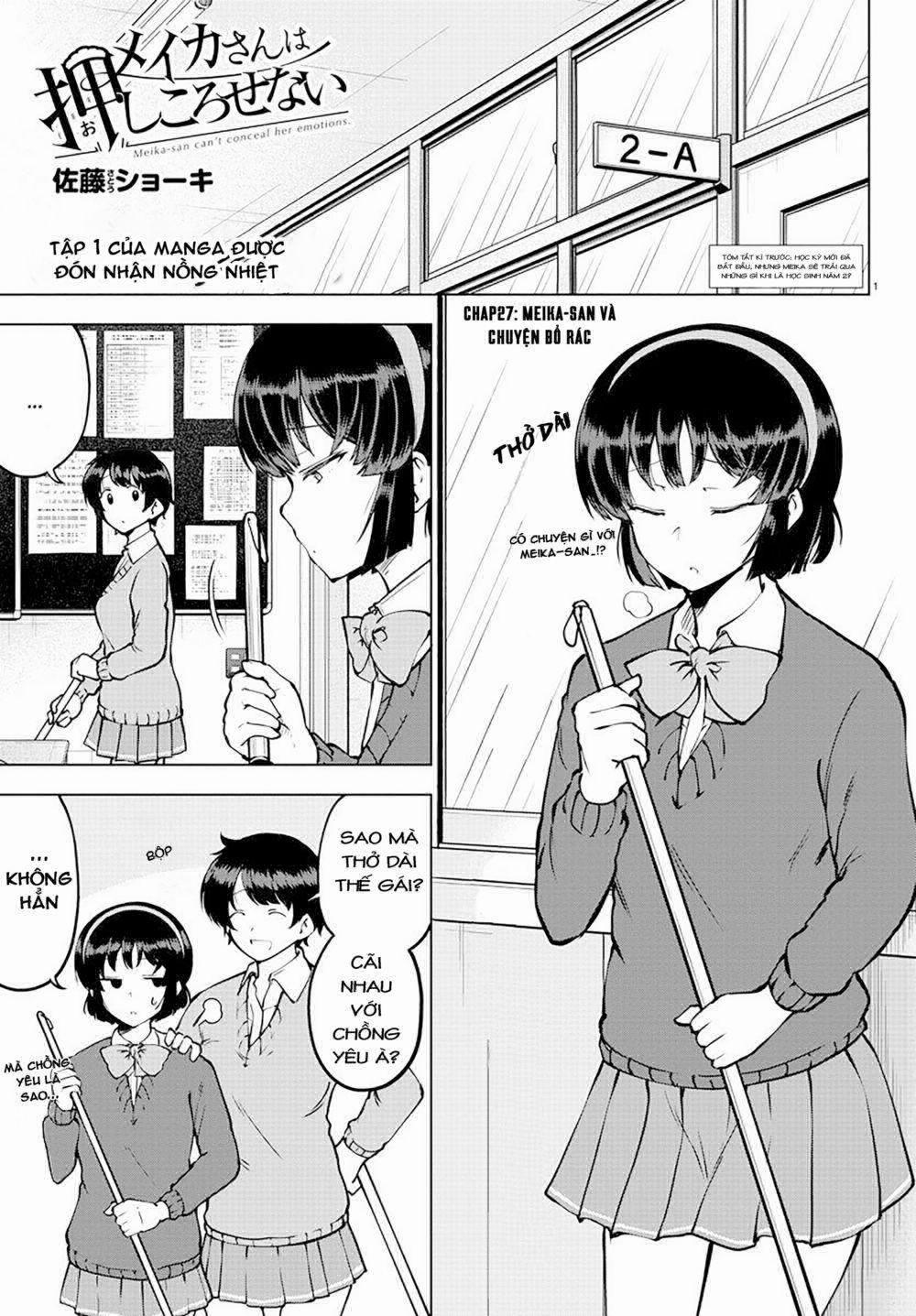 Meika-San Can't Conceal Her Emotions 27 trang 1