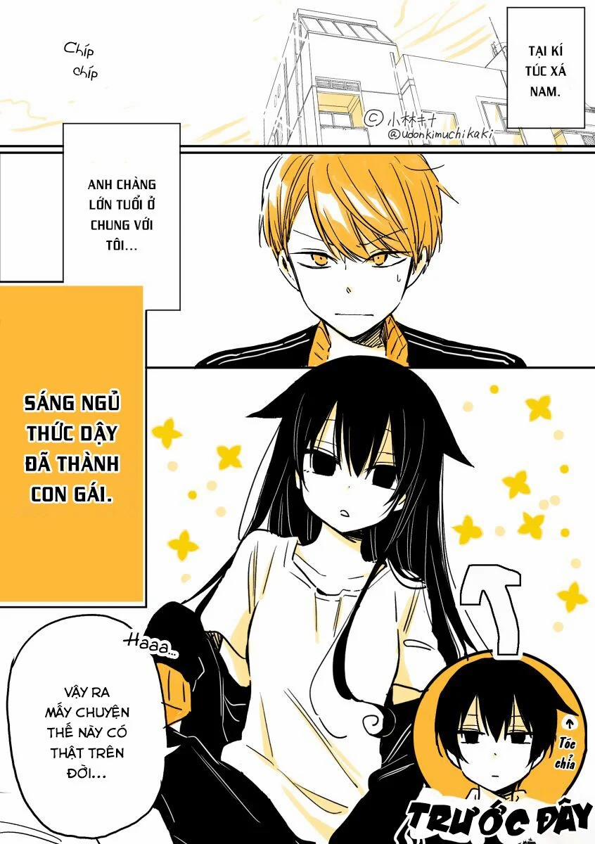 Mendokusagari Danshi Koukousei Ga Asa Okitara Onnanoko Ni Natteita Hanashi Chương 1 Trang 2