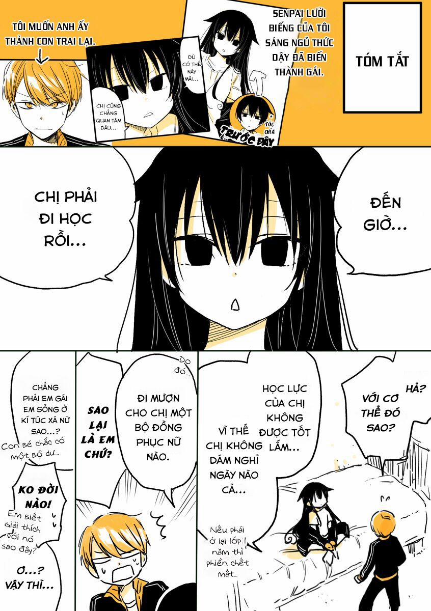 Mendokusagari Danshi Koukousei Ga Asa Okitara Onnanoko Ni Natteita Hanashi Chương 2 Trang 2