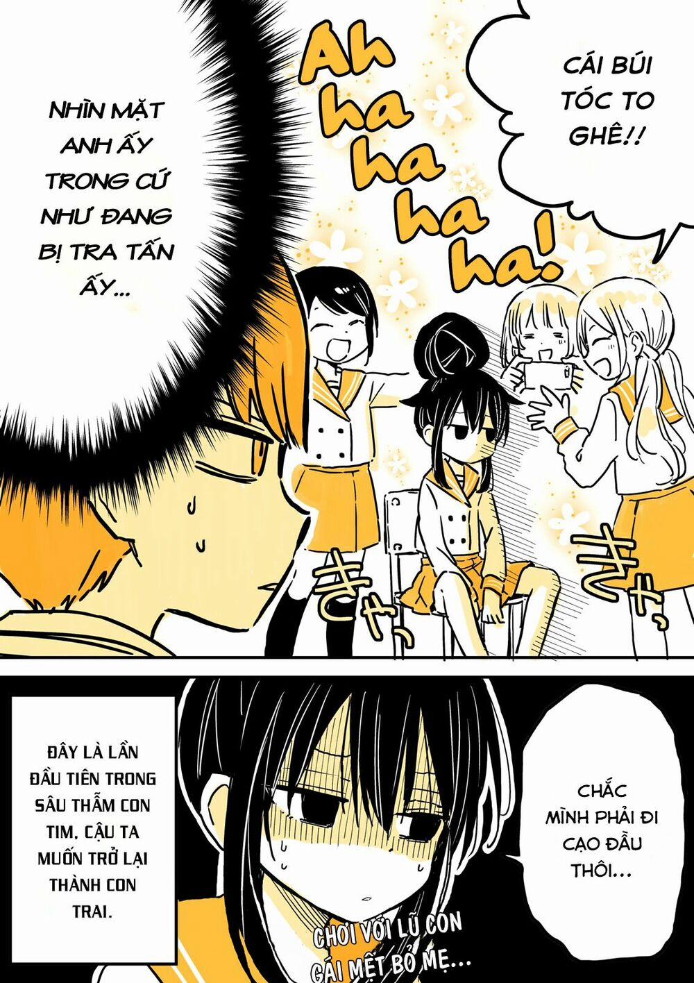 Mendokusagari Danshi Koukousei Ga Asa Okitara Onnanoko Ni Natteita Hanashi 5 trang 4