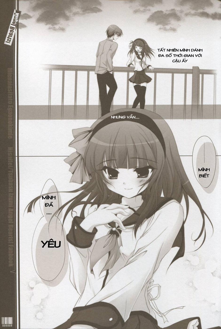 Mienai ashita to egao no kimi e (Angel Beats!) Oneshot trang 9