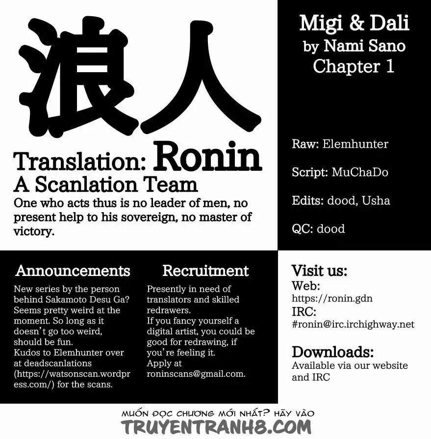 Migi To Dali 1 trang 2