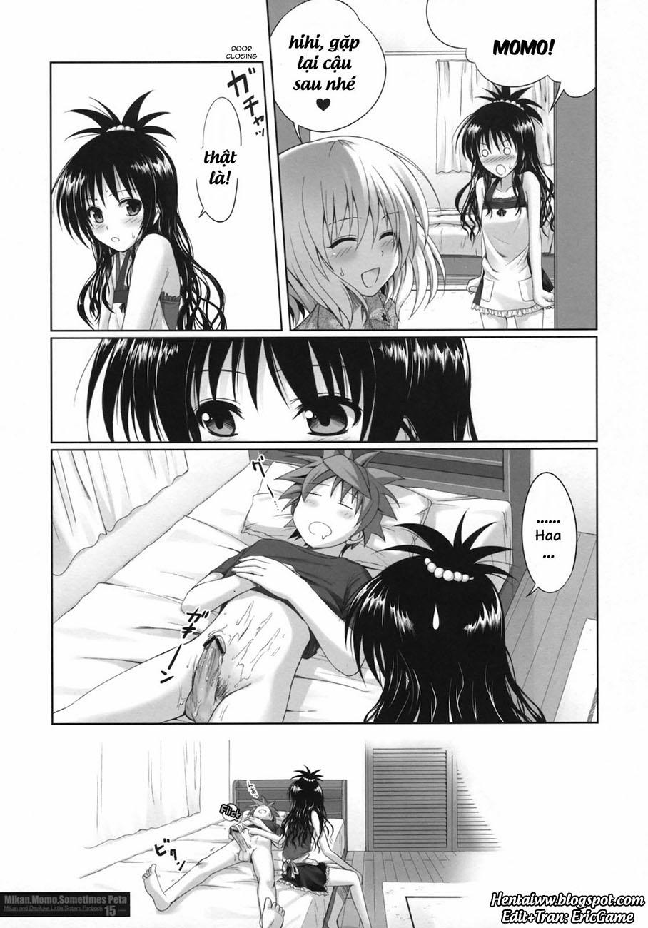 MIKAN,MOMO,SOMETIMES PETA (To Love-Ru Darkness) Chương Oneshot Trang 14