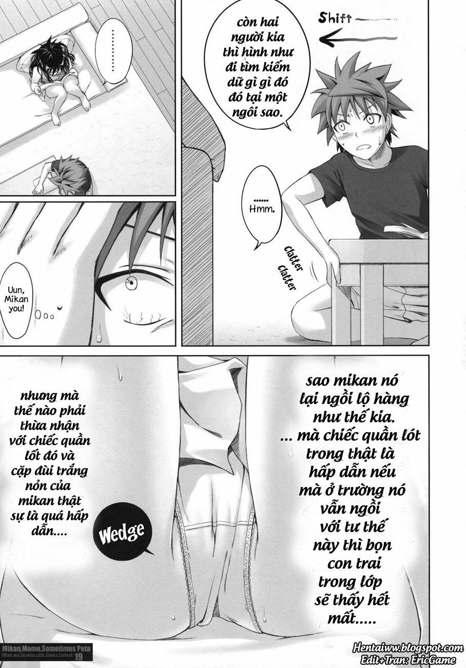 MIKAN,MOMO,SOMETIMES PETA (To Love-Ru Darkness) Chương Oneshot Trang 18