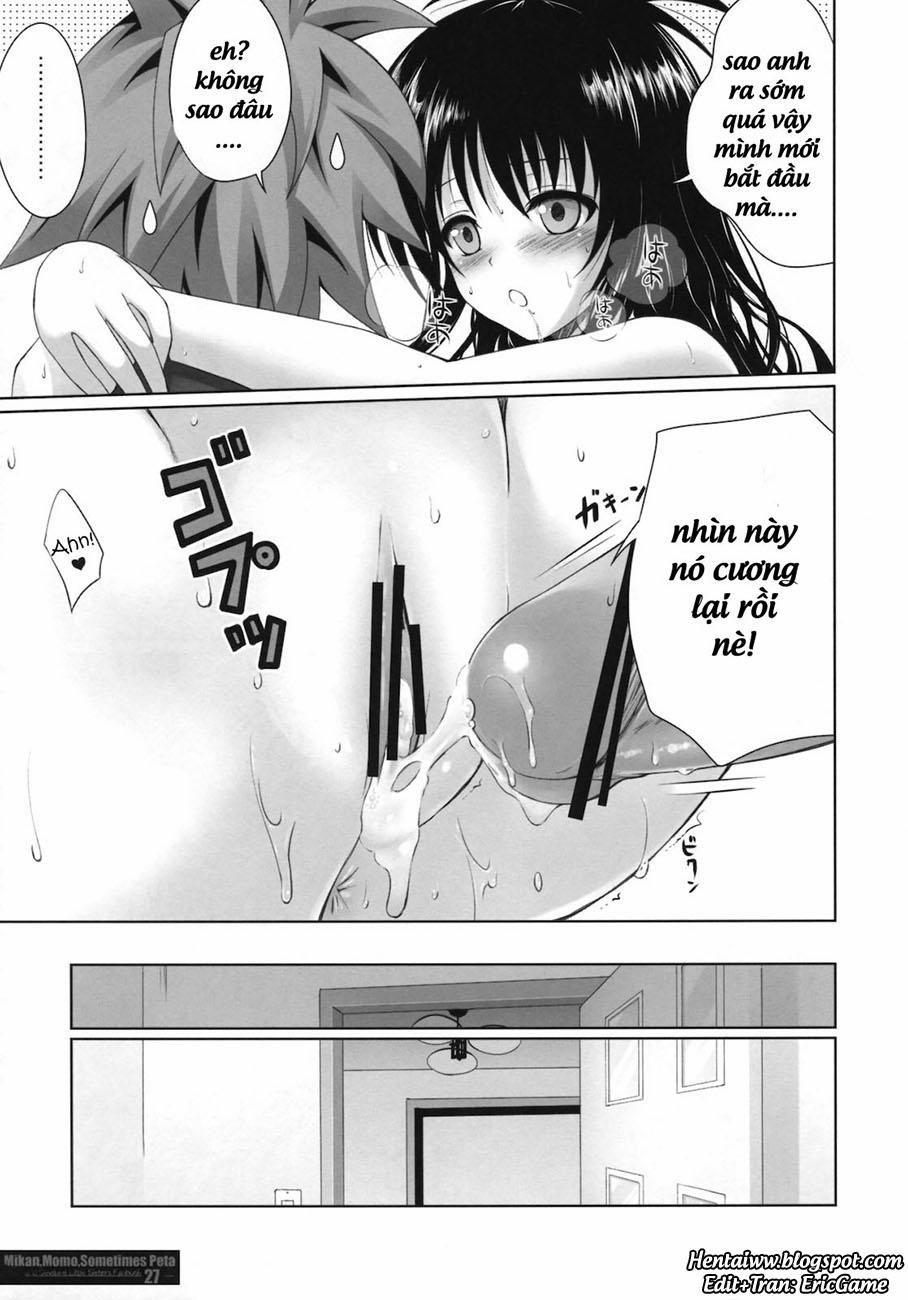 MIKAN,MOMO,SOMETIMES PETA (To Love-Ru Darkness) Chương Oneshot Trang 26