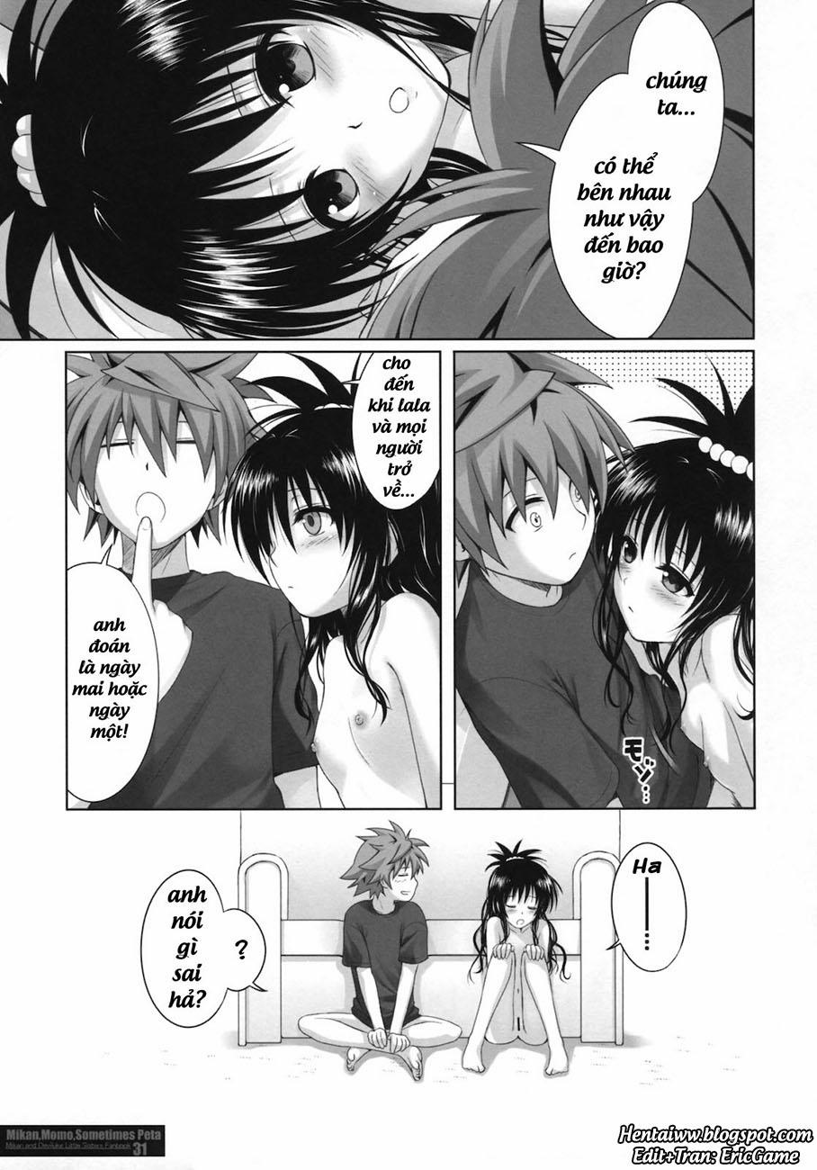 MIKAN,MOMO,SOMETIMES PETA (To Love-Ru Darkness) Chương Oneshot Trang 30