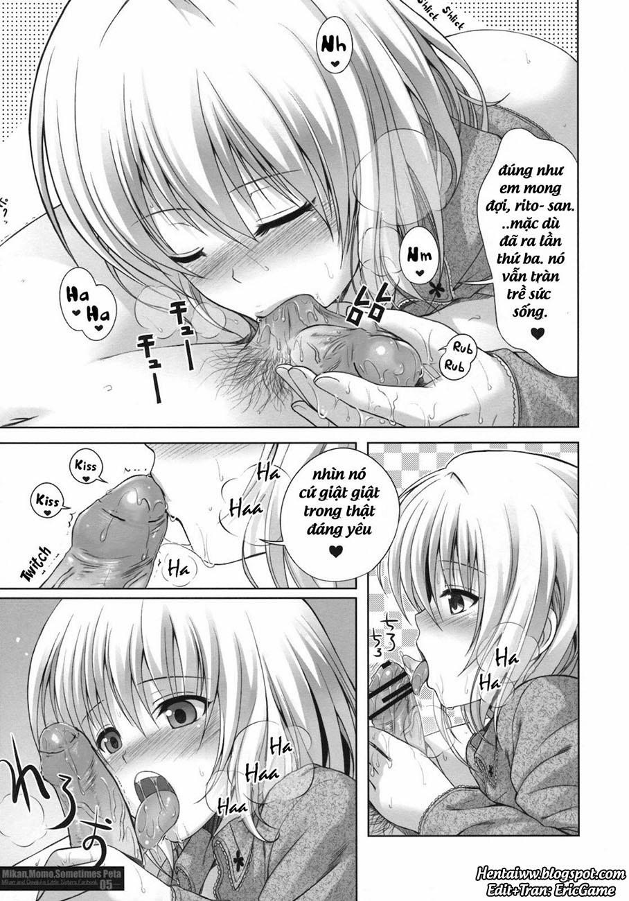 MIKAN,MOMO,SOMETIMES PETA (To Love-Ru Darkness) Chương Oneshot Trang 4