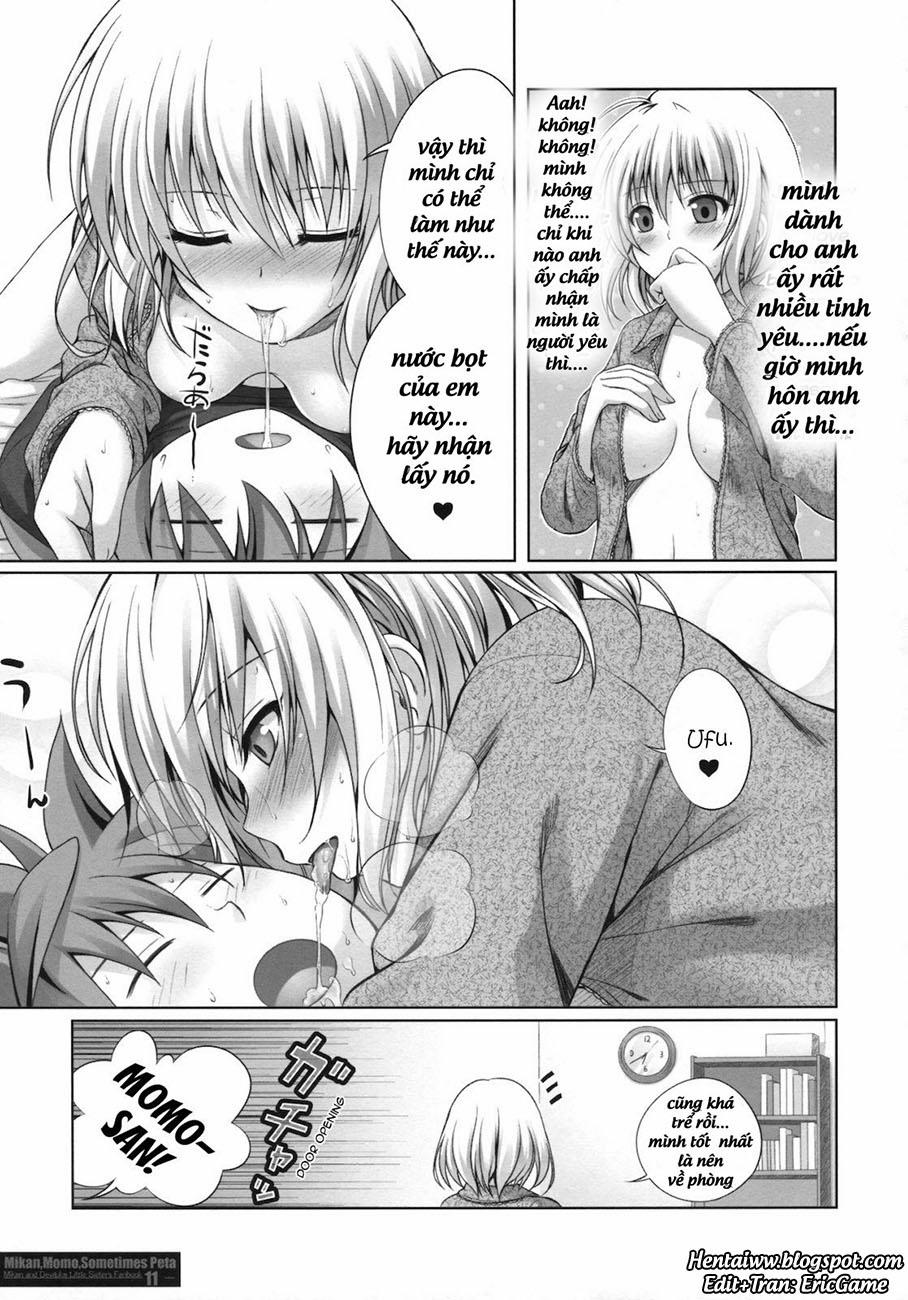 MIKAN,MOMO,SOMETIMES PETA (To Love-Ru Darkness) Chương Oneshot Trang 10