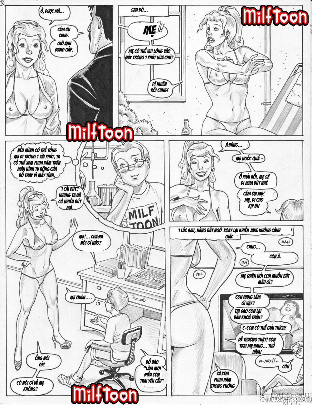 Milftoon Dumblond Chương Oneshot Comic Trang 4