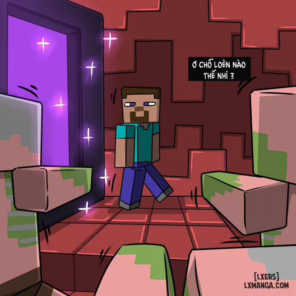 Minecraft Koukou Daibouke Chương 3 END Trang 4