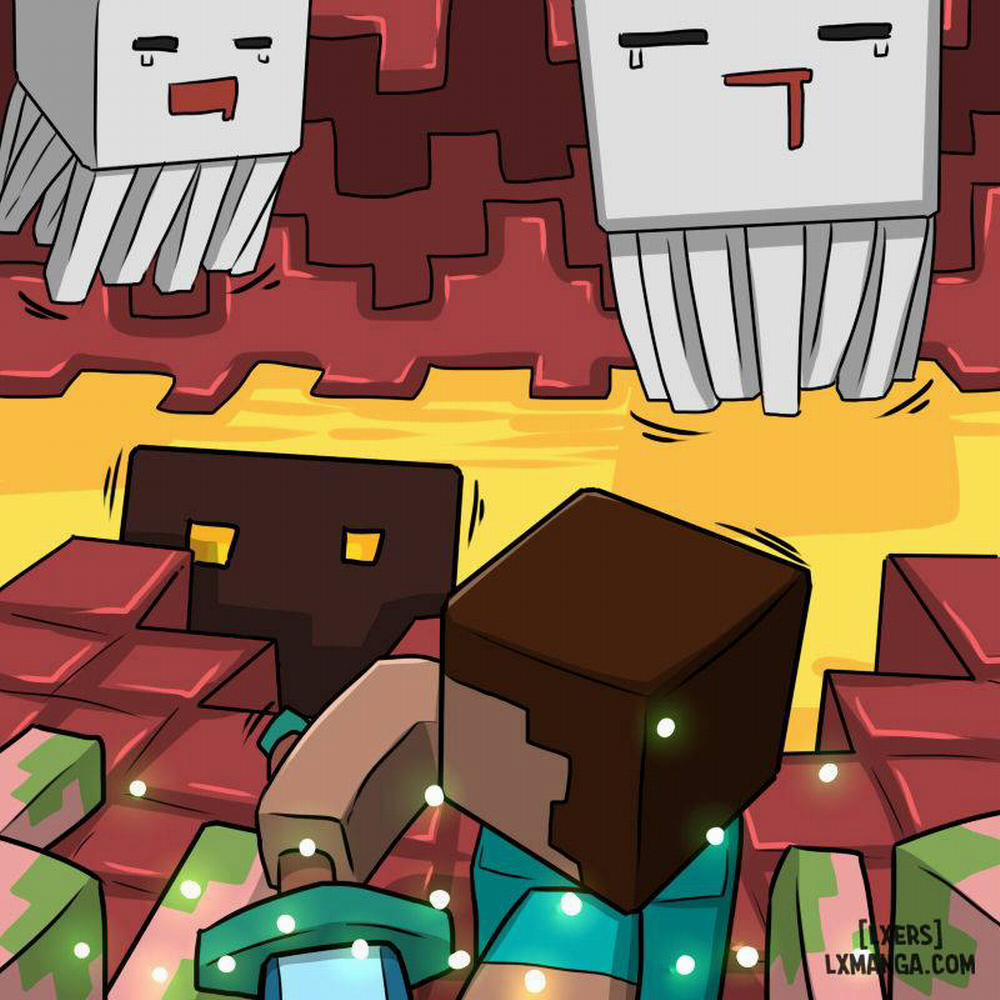 Minecraft Koukou Daibouke Chương 3 END Trang 8