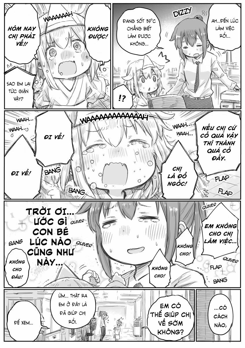 Miss Shachiku And The Little Baby Ghost 4 trang 2