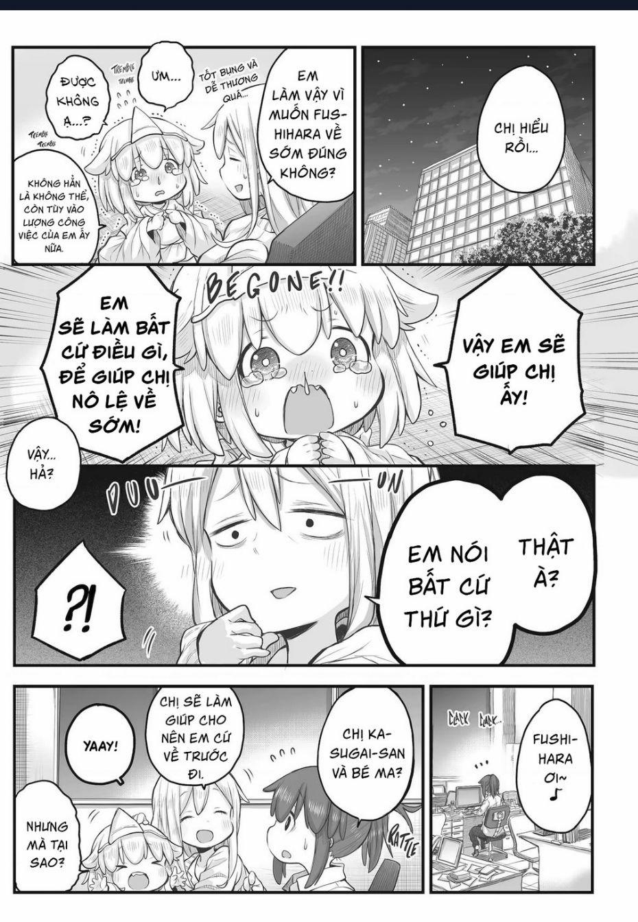 Miss Shachiku And The Little Baby Ghost 68 trang 3