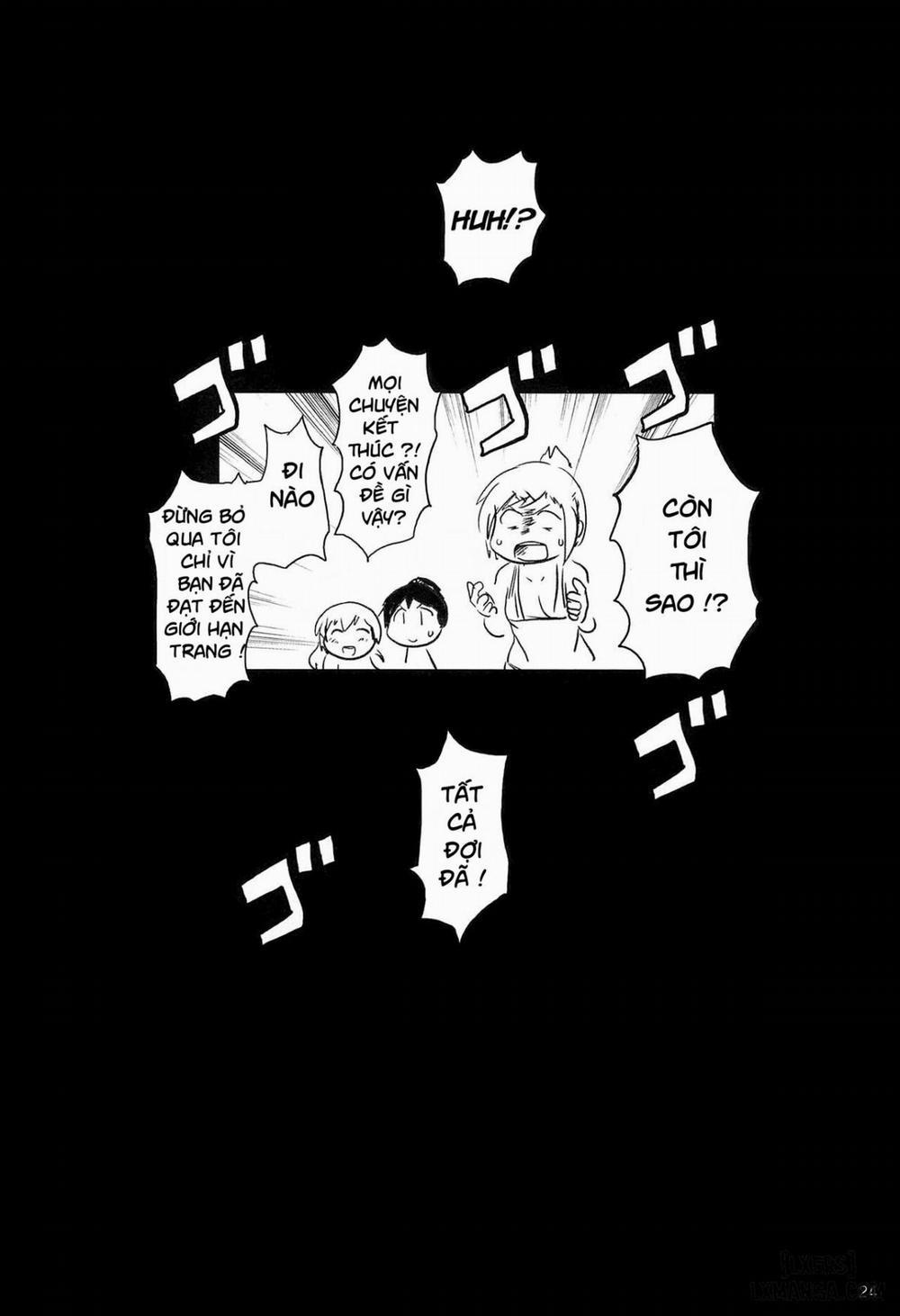 Mitsuba-tachi no Kyuushoku ni Biyaku o Irete Ahetoro Gakkyuu Oneshot trang 23