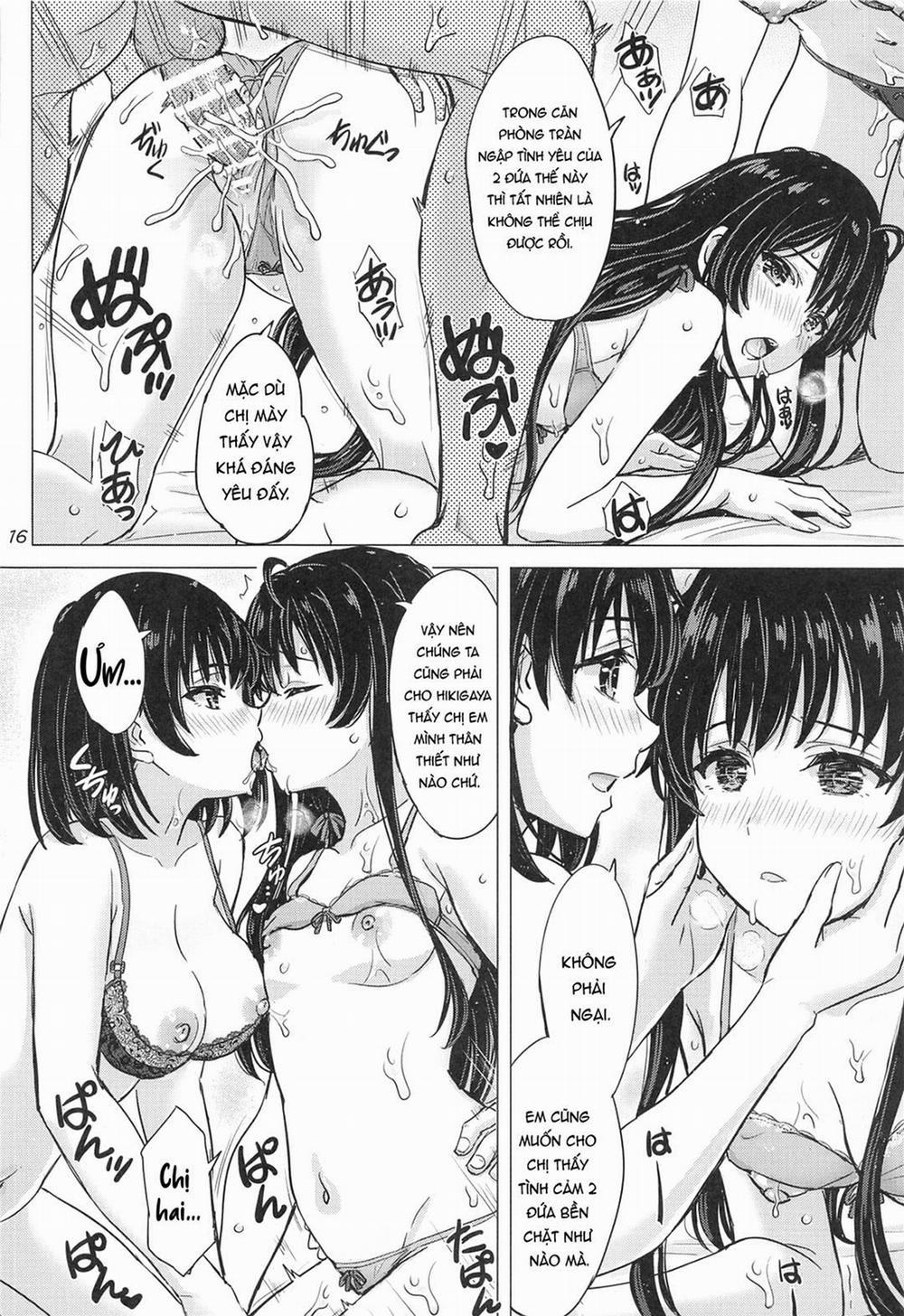 Miwakuteki ni Yukinoshita Shimai ga Rouraku Shite Kuru Chương Oneshot Trang 17