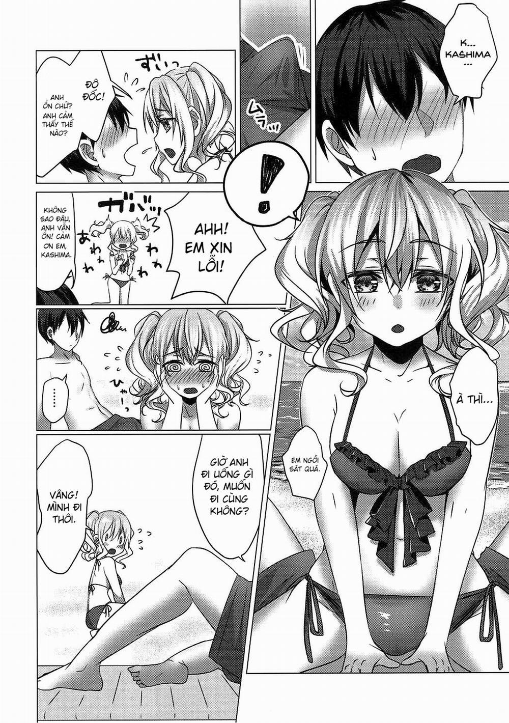 Mizugi no Kashima ga Erosugiru! (Kantai Collection -KanColle-) Oneshot trang 8