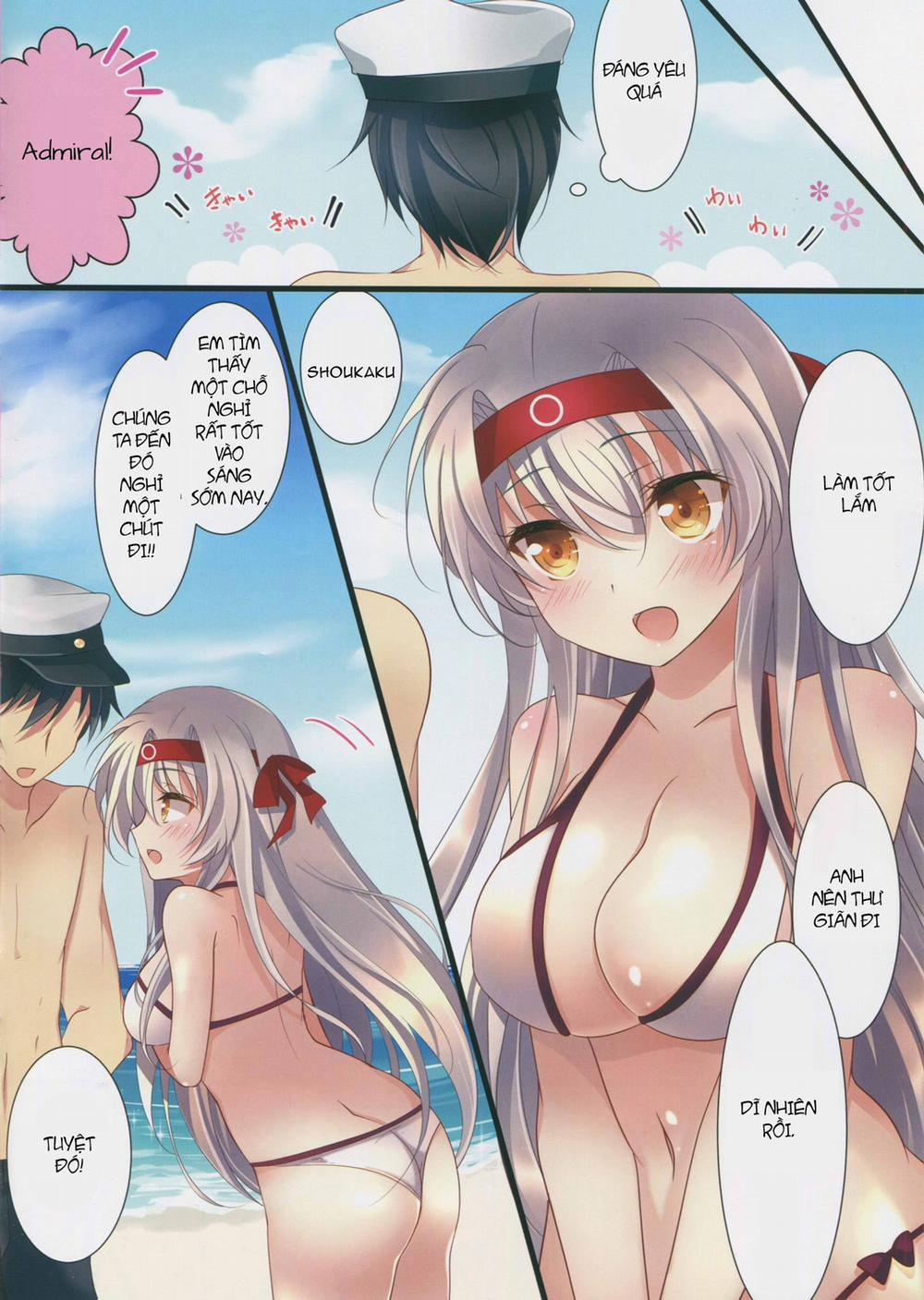 Mizugi no Shoukaku-san wa Ikaga? (Kancolle) Chương Oneshot Trang 4