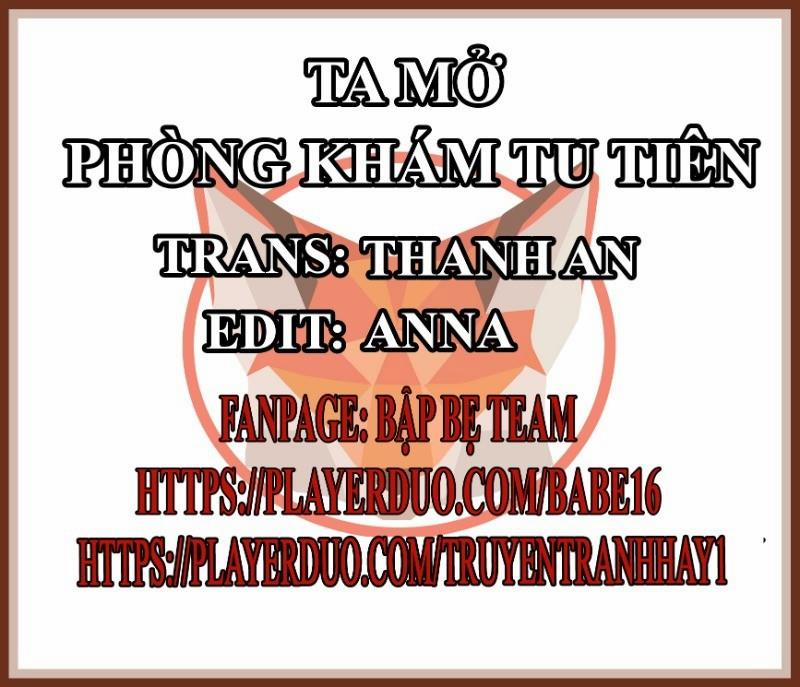 Mở Phòng Khám Tu Tiên Chương 9 Trang 1