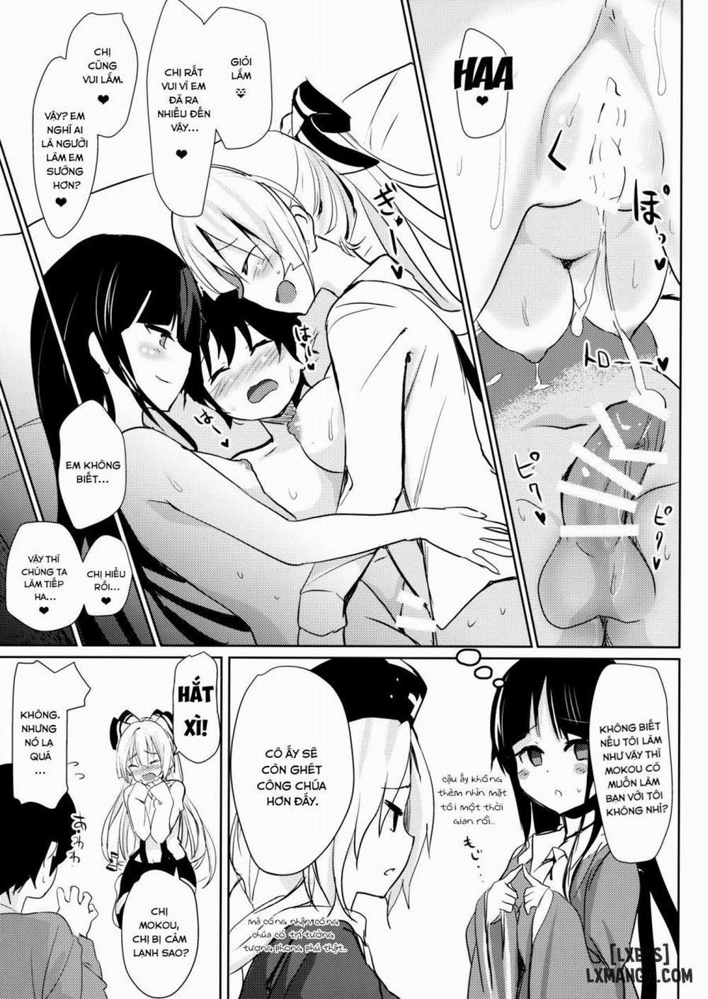 Mokou Onee-chan-tachi to Shota ga Ecchi Suru Hon Oneshot trang 15
