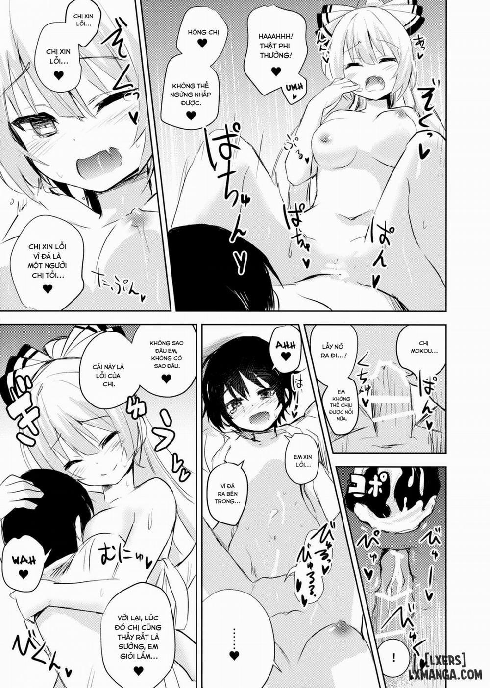 Mokou Onee-chan to Shota ga Ecchi Suru Hon Oneshot trang 13