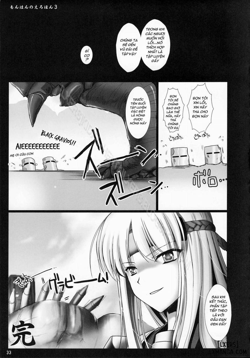 Monhan no Erohon 3 Oneshot trang 32