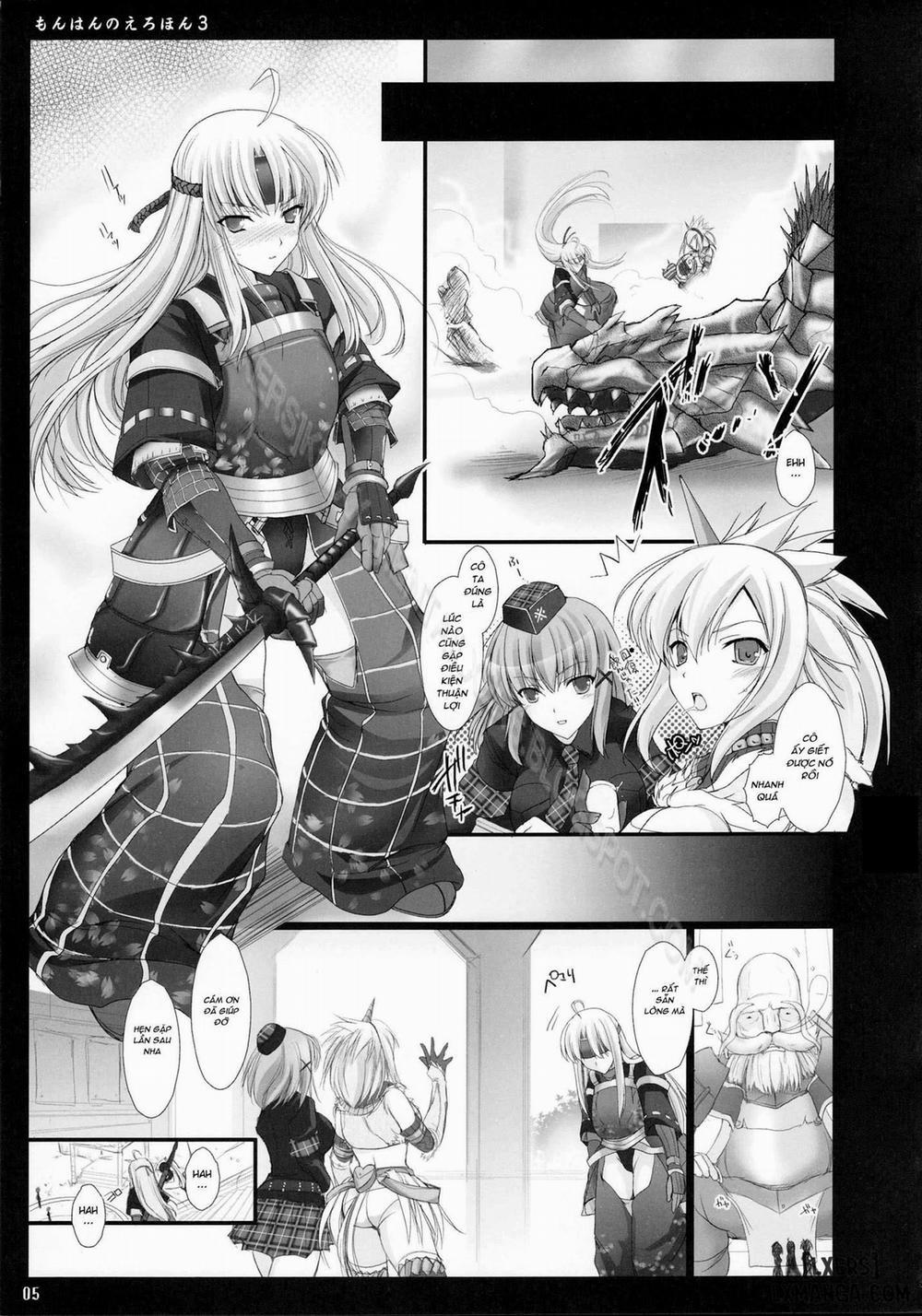 Monhan no Erohon 3 Oneshot trang 5