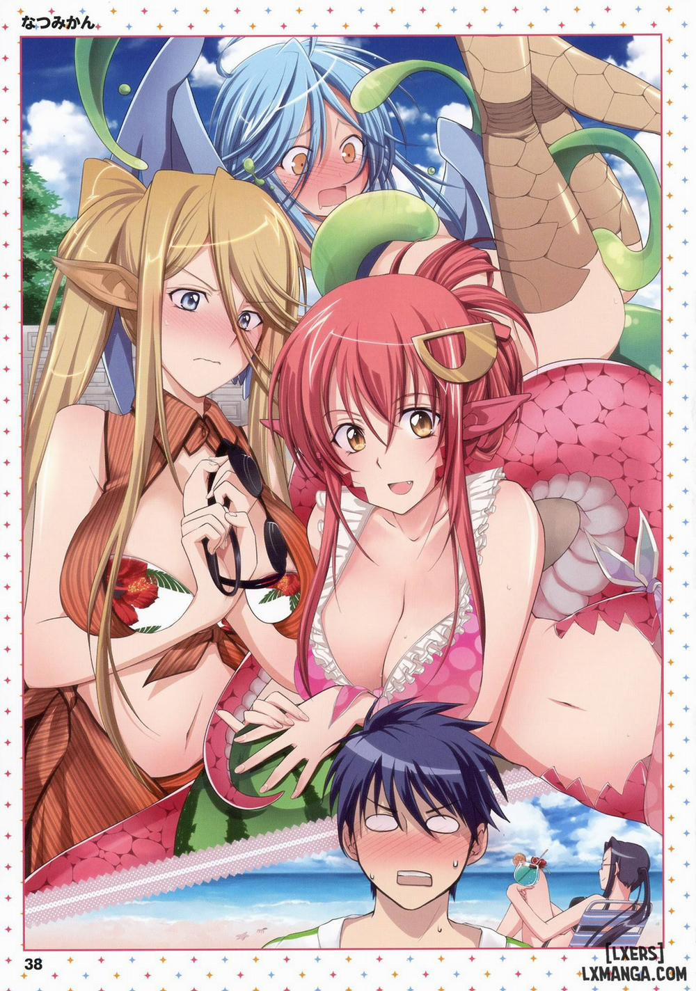 Monster Musume no Iru Nichijou - ANOTHER CREATOR VISUAL FAN BOOK Oneshot trang 37