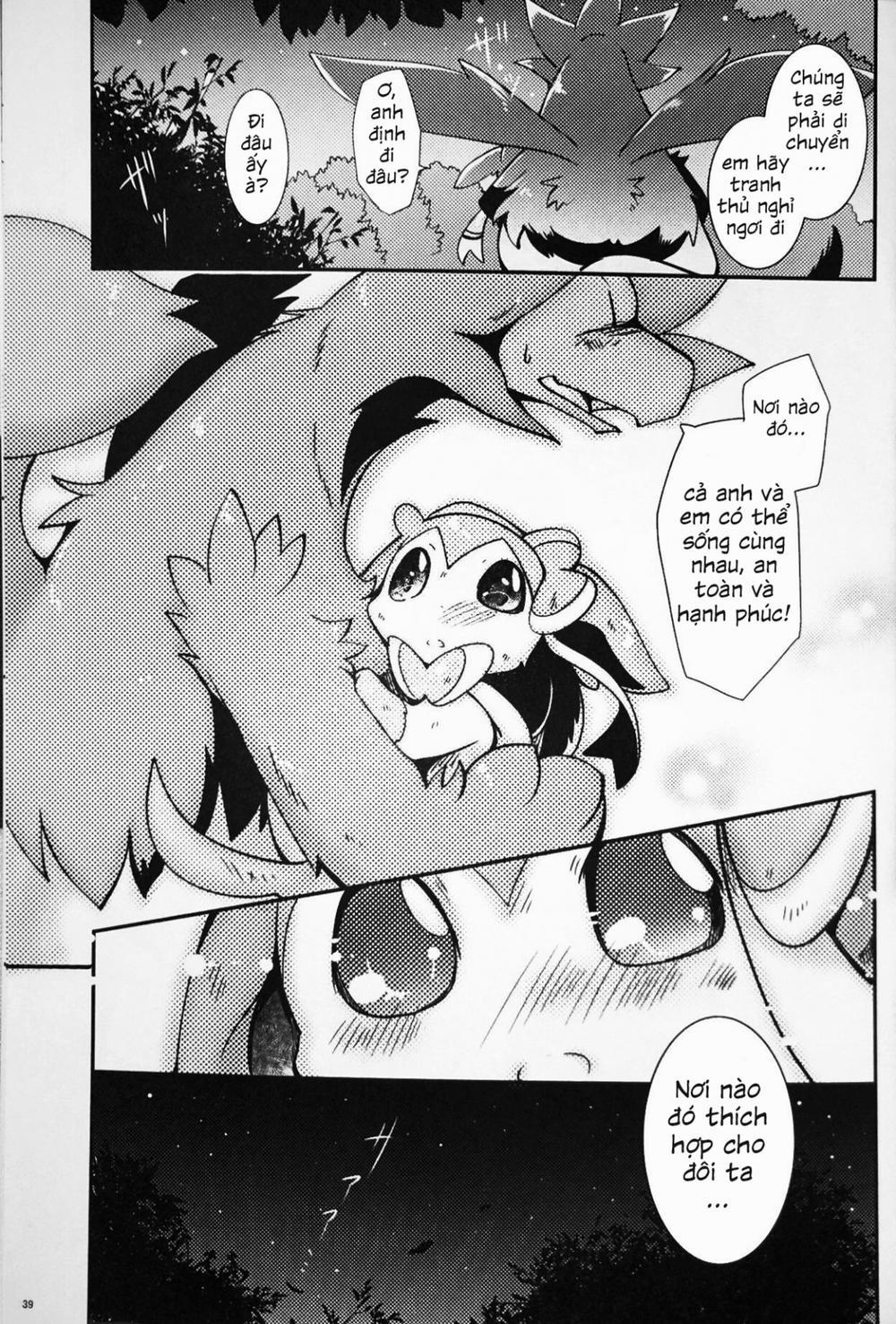 Mori no Kaibutsu to Chiisana Yousei (Pokemon) Chương Oneshot Trang 39