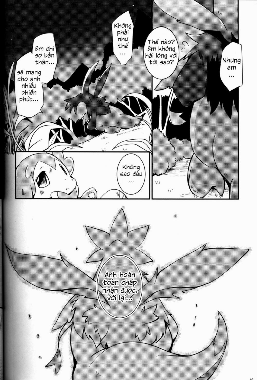 Mori no Kaibutsu to Chiisana Yousei (Pokemon) Chương Oneshot Trang 40