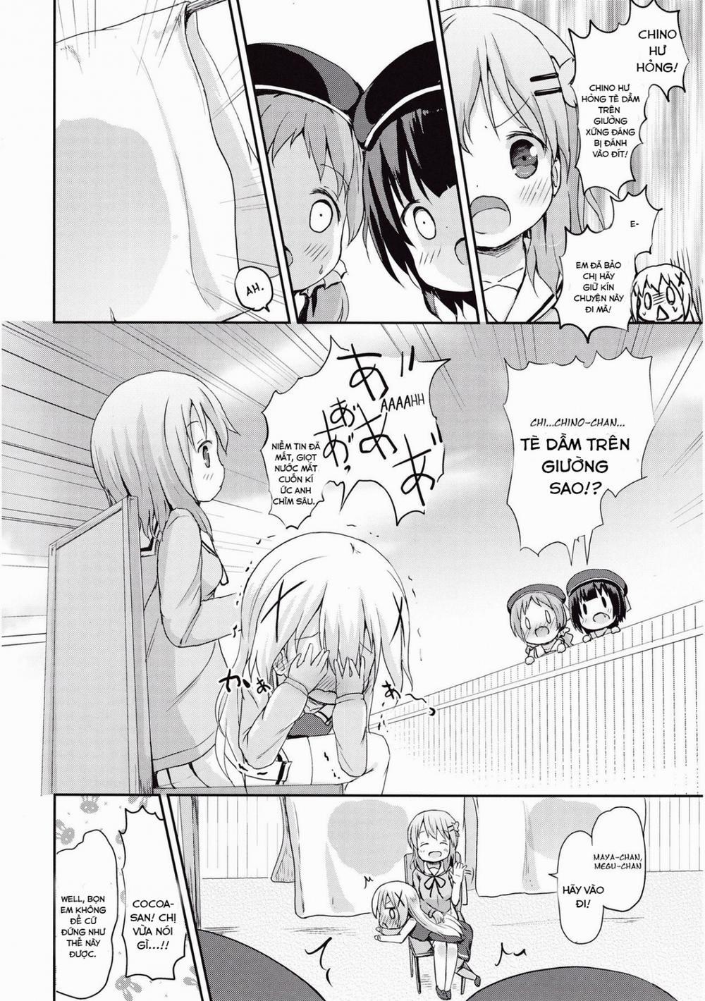 Moshikashite, Chino-chan Onesho Shichatta no?? (Gochuumon wa Usagi desu ka?) Chương Oneshot Trang 13