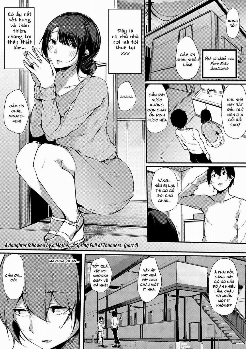 Musume Nochi Haha, Tokoroniyori Shunrai Zenpen Chương Oneshot Trang 1