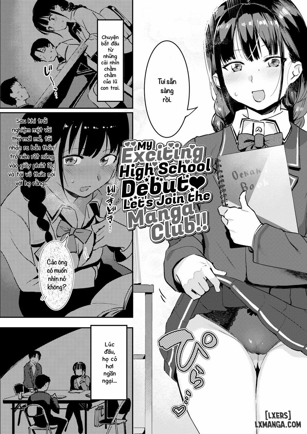 My Exciting High School Debut ❤ Let’s Join the Manga Club 1 trang 1